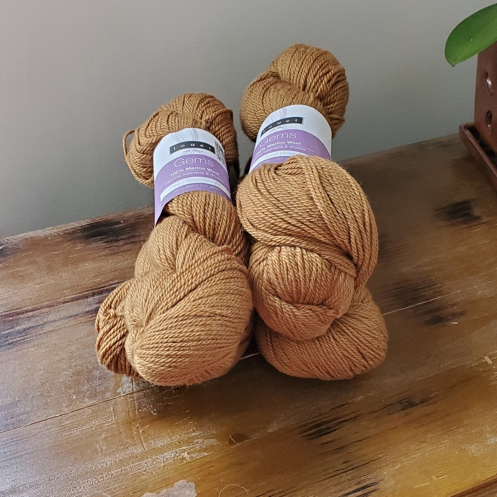 Louet Gems sport weight yarn destash skein lot of 4